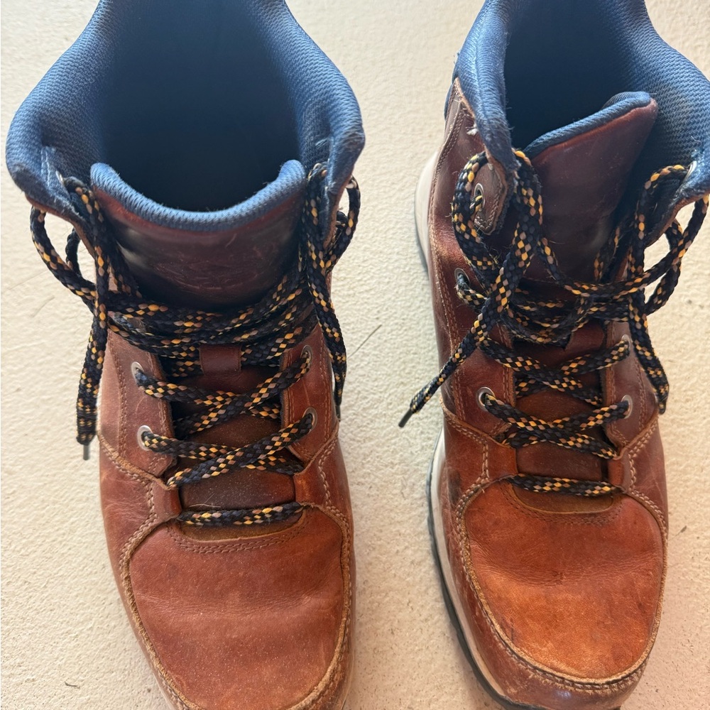 Adidas Brown Leather Hiking boots